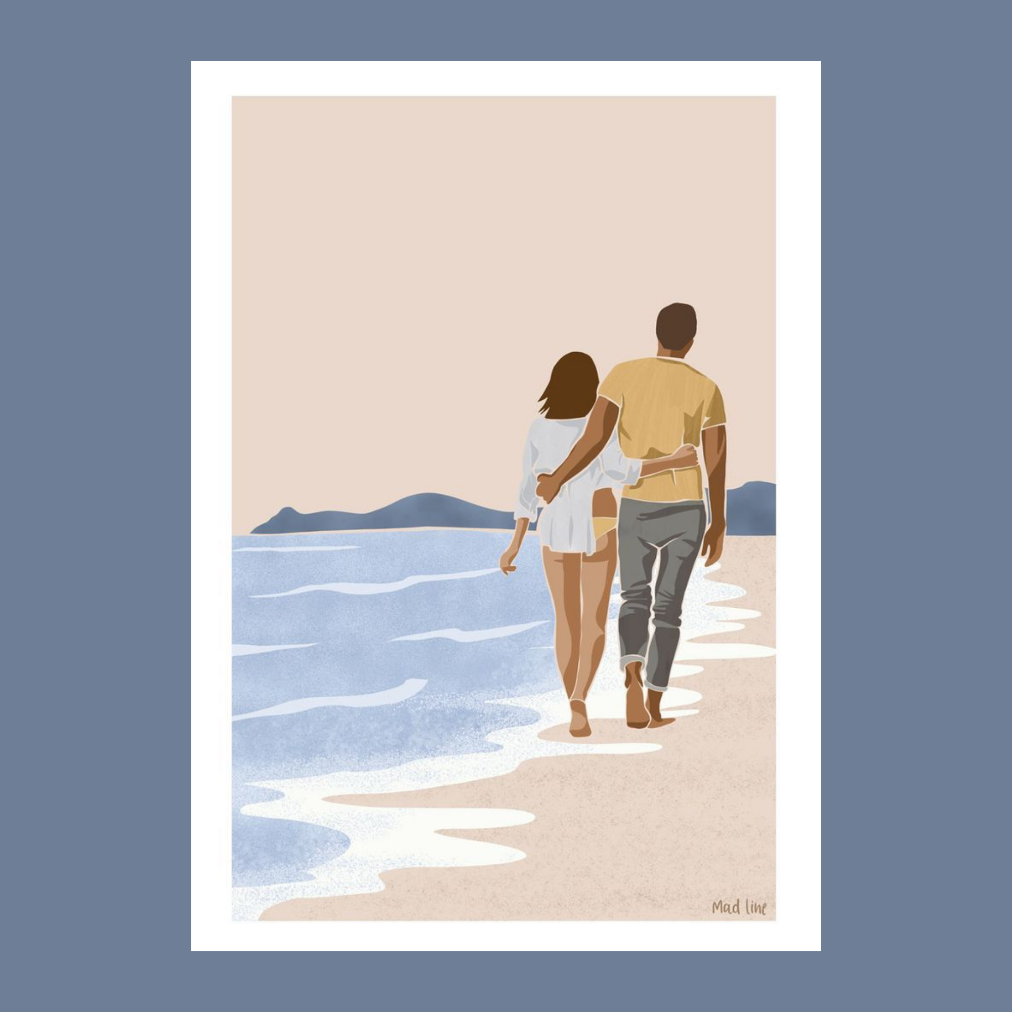 Amour - Tableau Qualité Galerie d'Art - Illustration de Madeline Percher