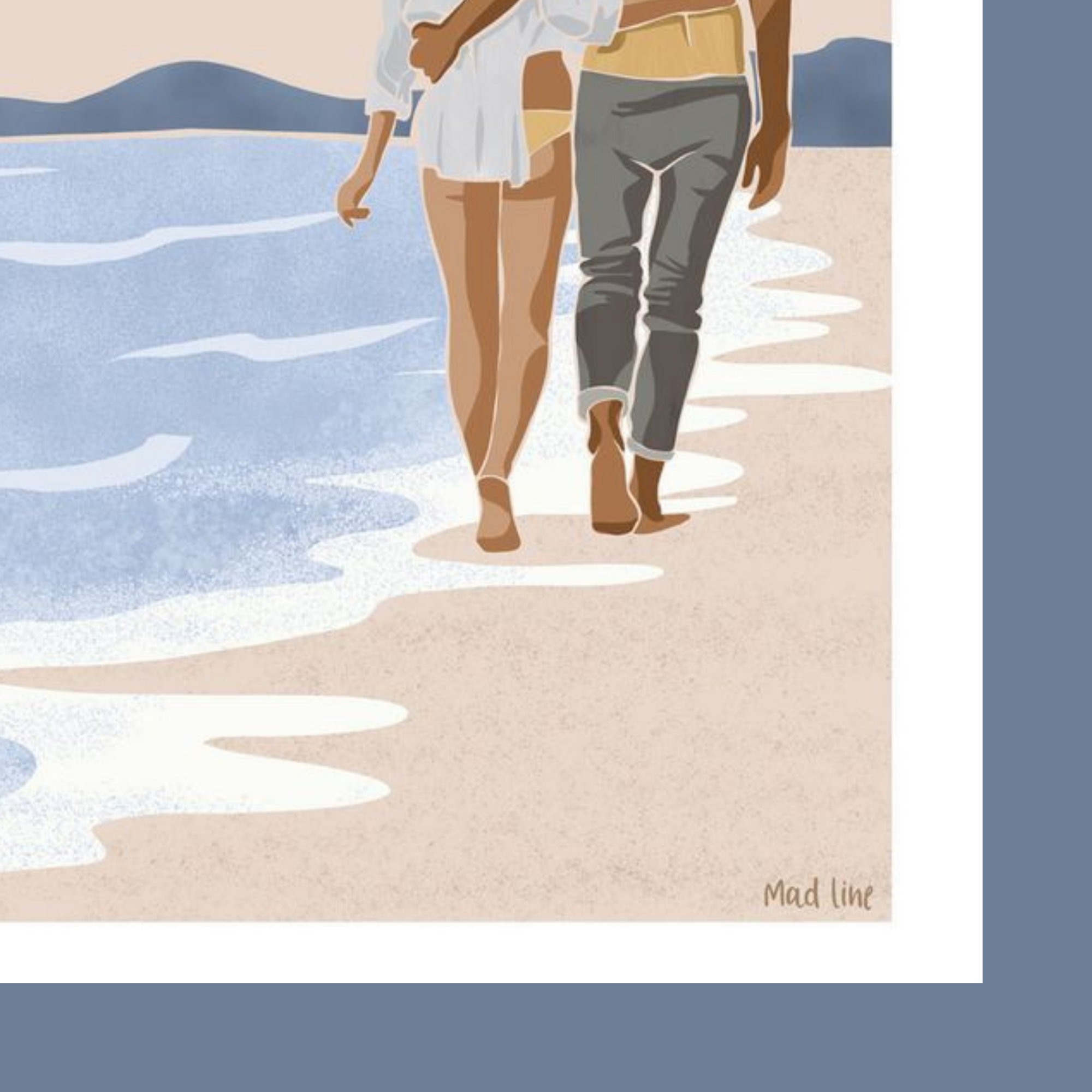 Amour - Tableau Qualité Galerie d'Art - Illustration de Madeline Percher